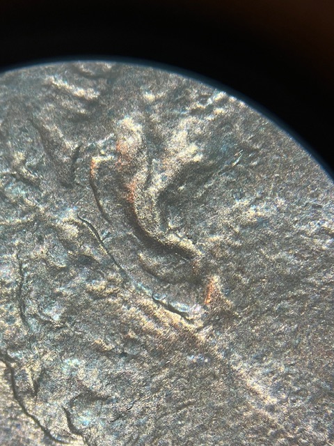Lincoln-Memorial-Cent-1987--Die-Chip-On-9-&-Die-Crack-On-Reverse
